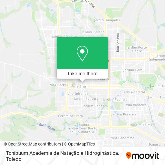 Tchibuum Academia de Natação e Hidroginástica map