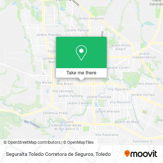 Seguralta Toledo Corretora de Seguros map