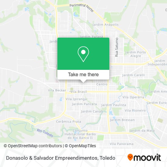 Mapa Donasolo & Salvador Empreendimentos