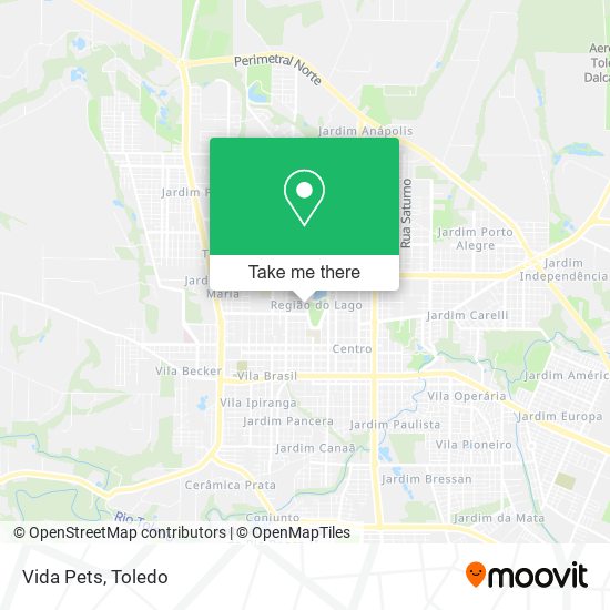 Vida Pets map