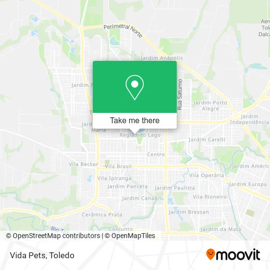 Vida Pets map