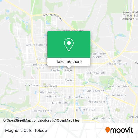 Magnólia Café map