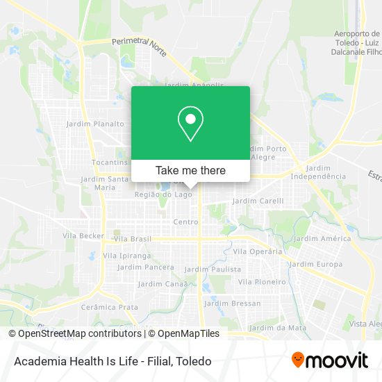 Academia Health Is Life - Filial map