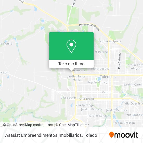 Asasiat Empreendimentos Imobiliarios map