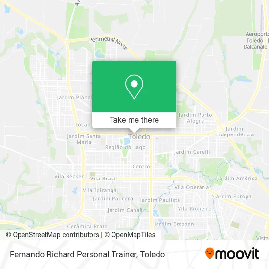 Fernando Richard Personal Trainer map