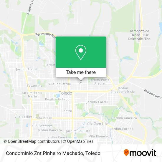 Condominio Znt Pinheiro Machado map