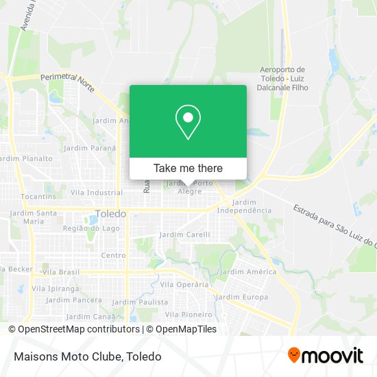 Maisons Moto Clube map