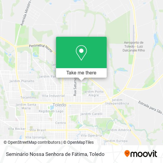 Mapa Seminário Nossa Senhora de Fátima