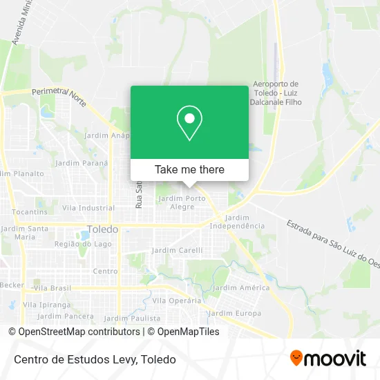 Centro de Estudos Levy map