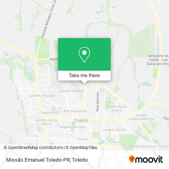 Missão Emanuel Toledo-PR map
