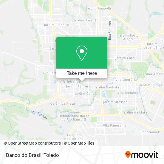 Banco do Brasil map