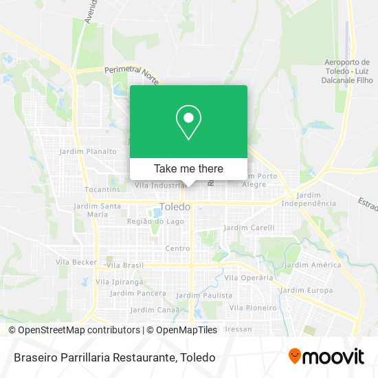 Braseiro Parrillaria Restaurante map