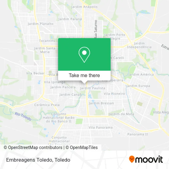 Embreagens Toledo map