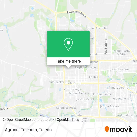 Agronet Telecom map