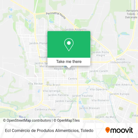 Ecl Comércio de Produtos Alimenticios map