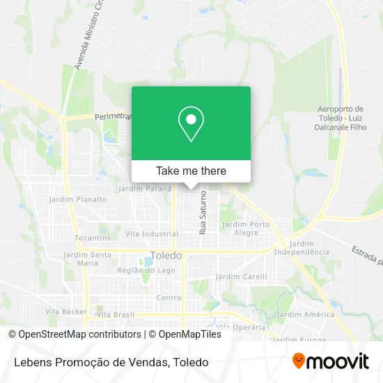 Lebens Promoção de Vendas map