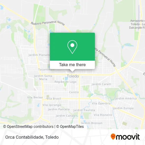 Orca Contabilidade map