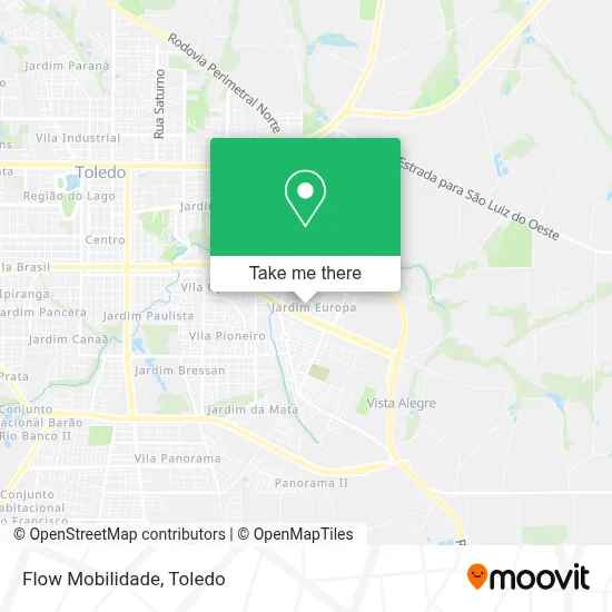Flow Mobilidade map