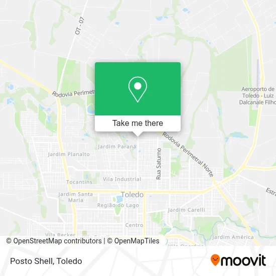 Posto Shell map