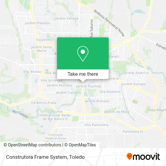 Construtora Frame System map