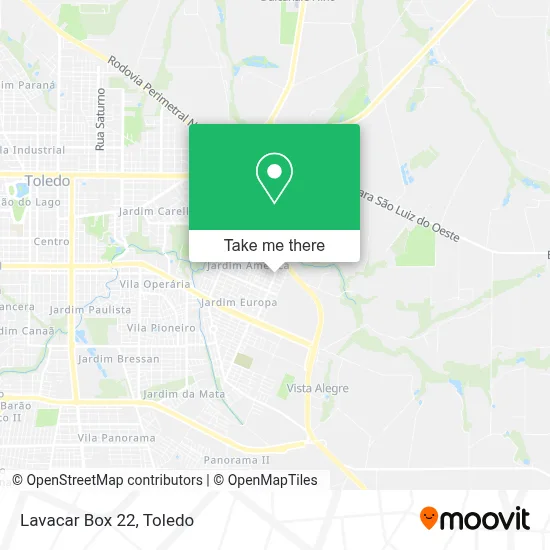 Lavacar Box 22 map