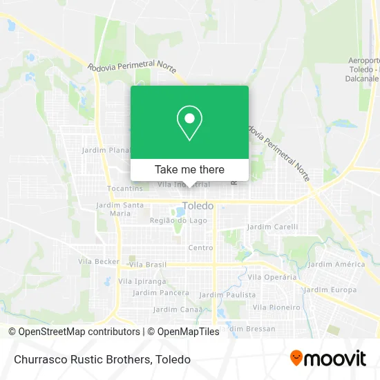 Churrasco Rustic Brothers map