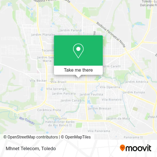 Mhnet Telecom map