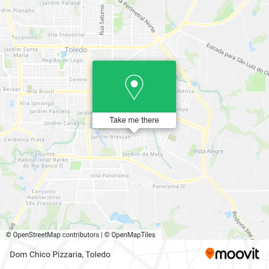 Dom Chico Pizzaria map