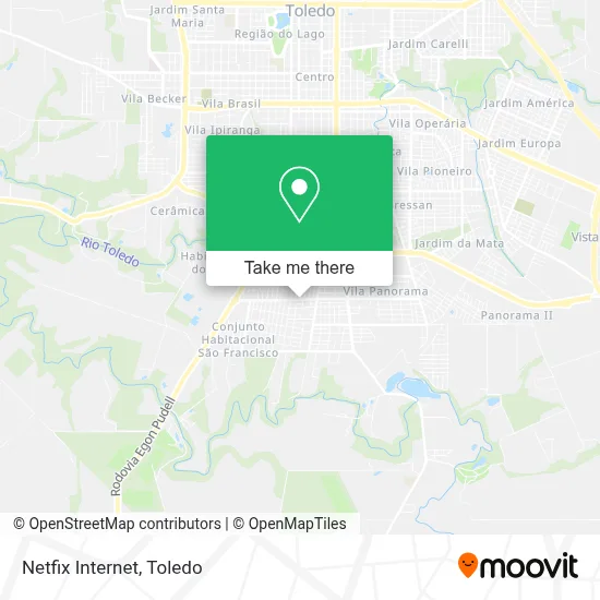 Netfix Internet map