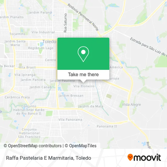 Raffa Pastelaria E Marmitaria map