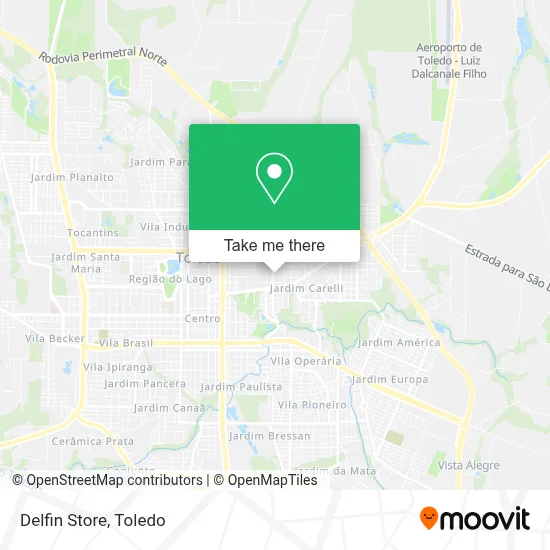 Delfin Store map