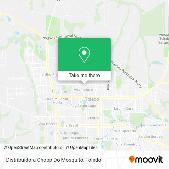 Distribuidora Chopp Do Mosquito map
