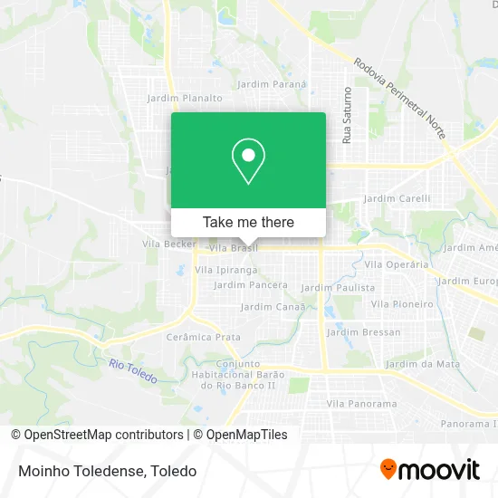 Moinho Toledense map