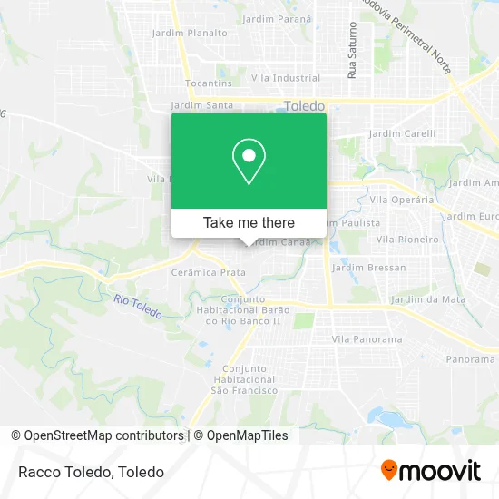 Racco Toledo map