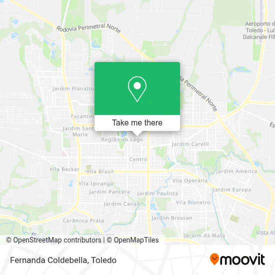 Fernanda Coldebella map