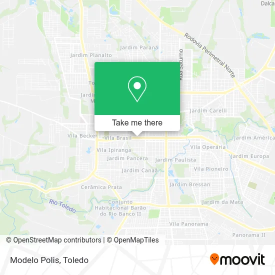 Modelo Polis map
