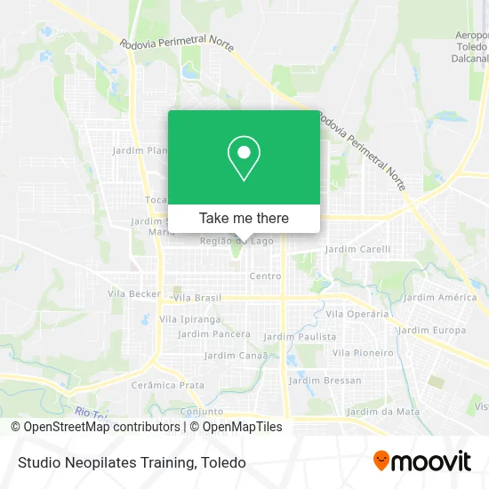 Studio Neopilates Training map