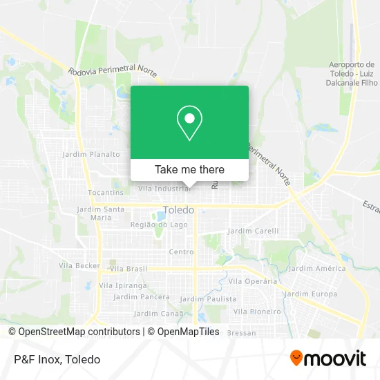 P&F Inox map