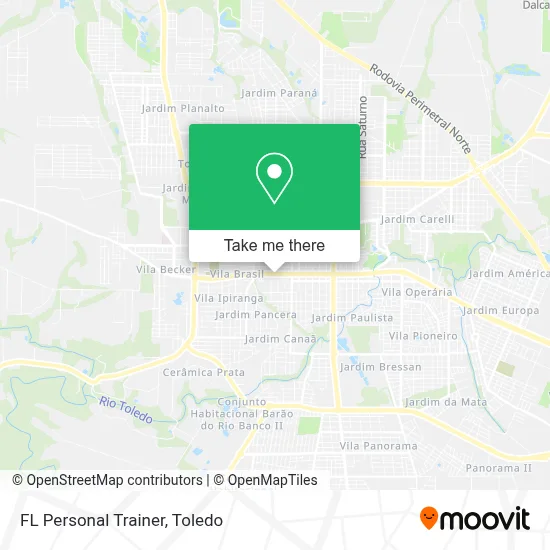 FL Personal Trainer map