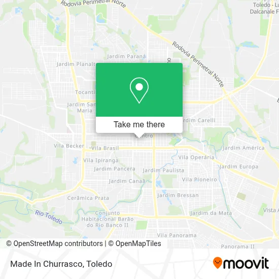 Made In Churrasco map