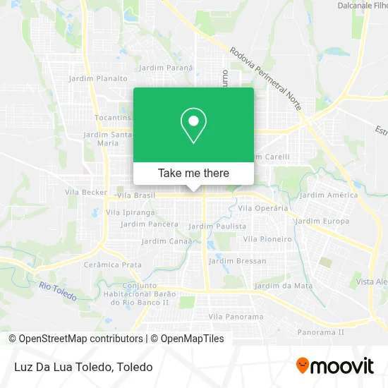 Luz Da Lua Toledo map