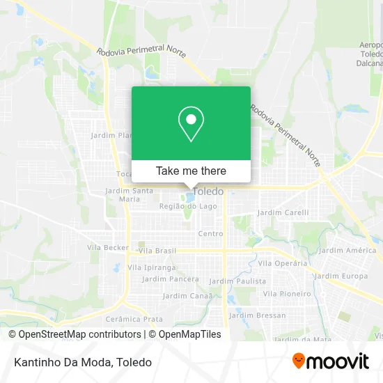 Kantinho Da Moda map
