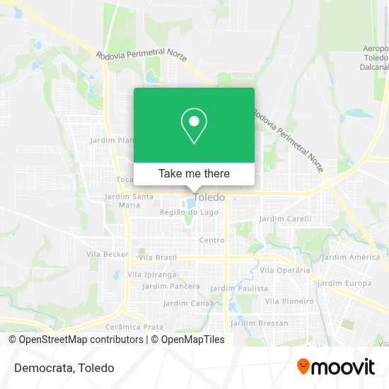 Democrata map