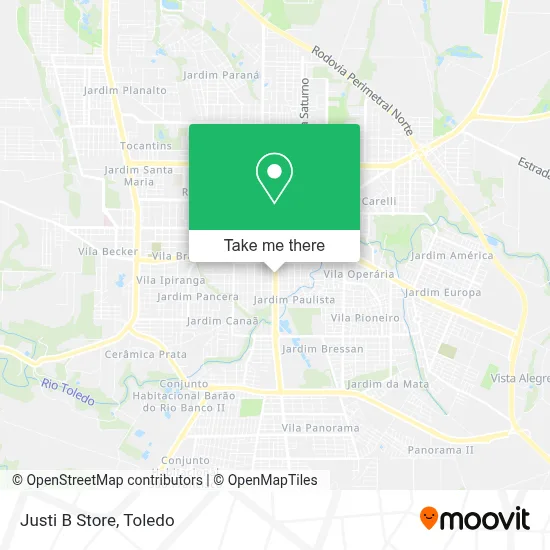 Justi B Store map
