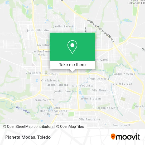Planeta Modas map