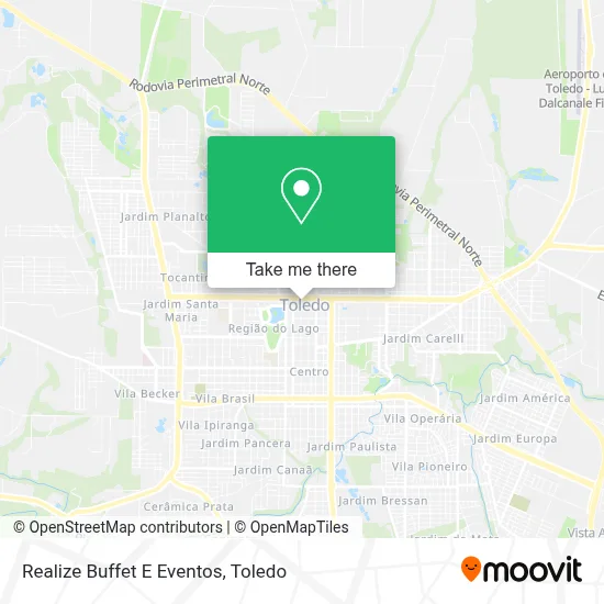 Realize Buffet E Eventos map