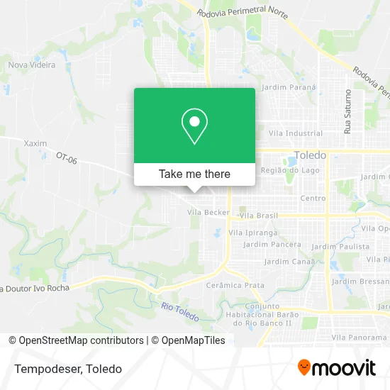 Tempodeser map