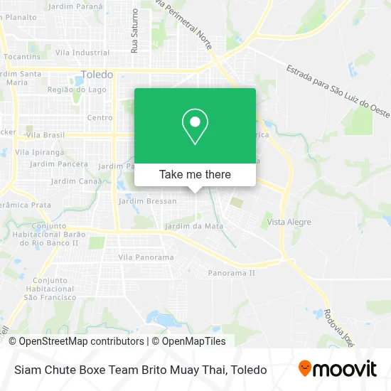 Siam Chute Boxe Team Brito Muay Thai map
