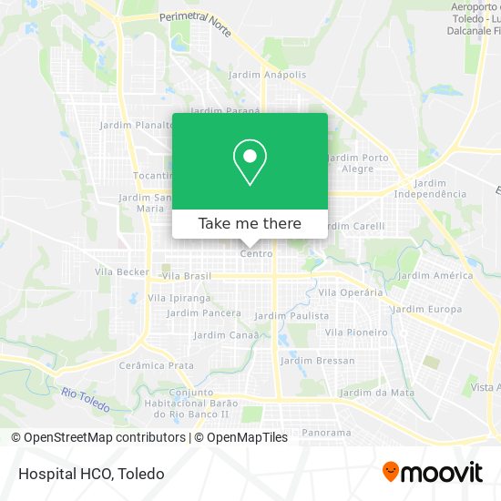 Hospital HCO map