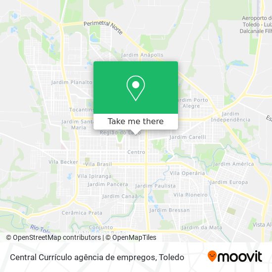 Central Currículo agência de empregos map